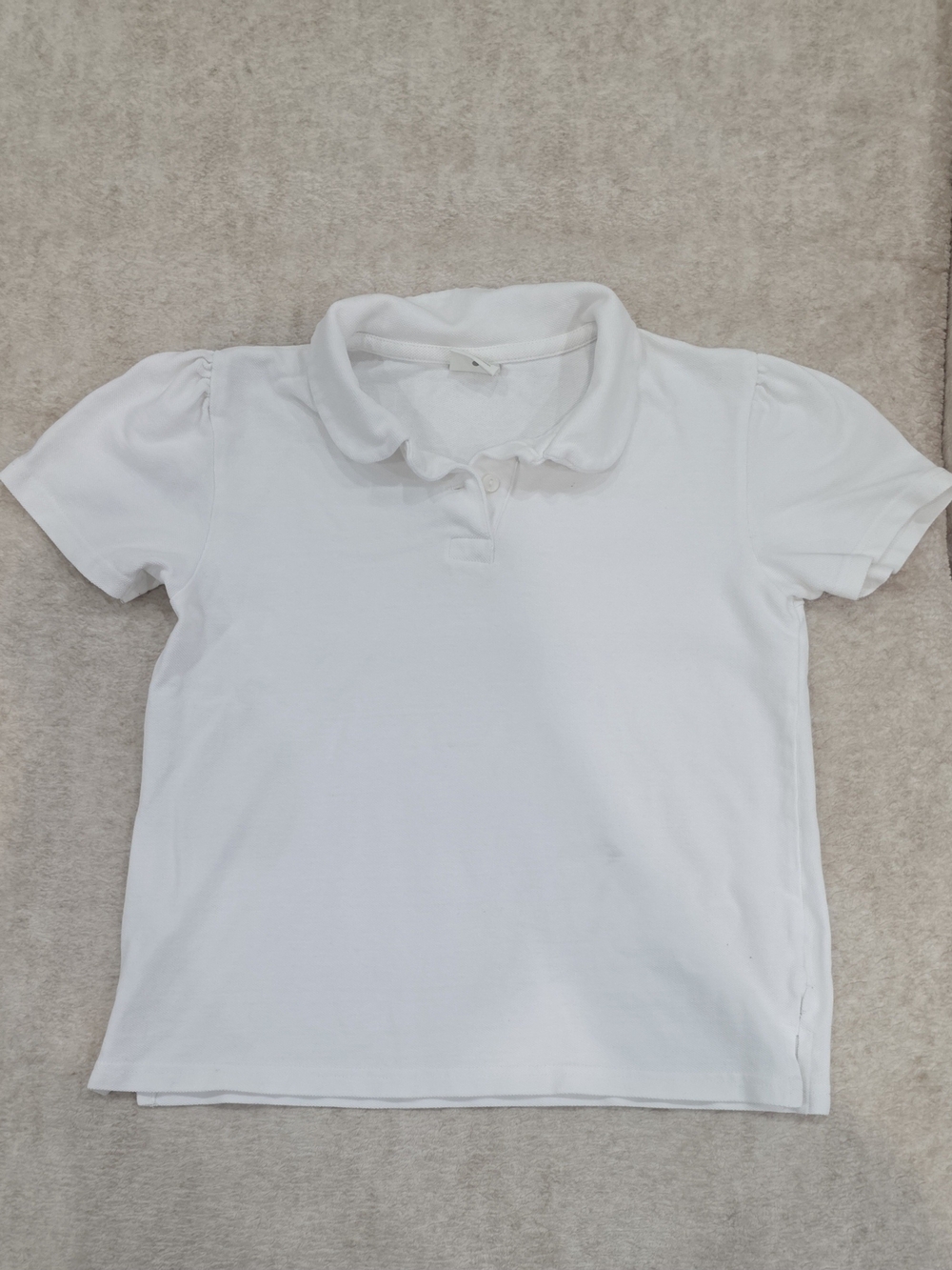 ZARA Girls White Polo Shirt Size 12-13 Years
